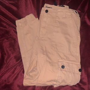 Bershka Khaki Cargo Pants